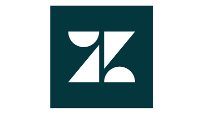 A logo of Zendesk